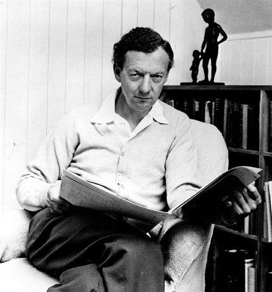 Photograph of Benjamin Britten, 1968