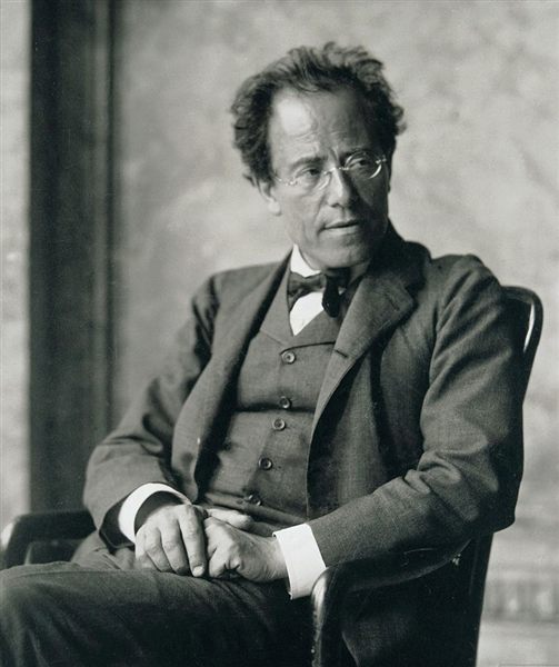 Photograph of Gustav Mahler by Moritz Nahr, 1907