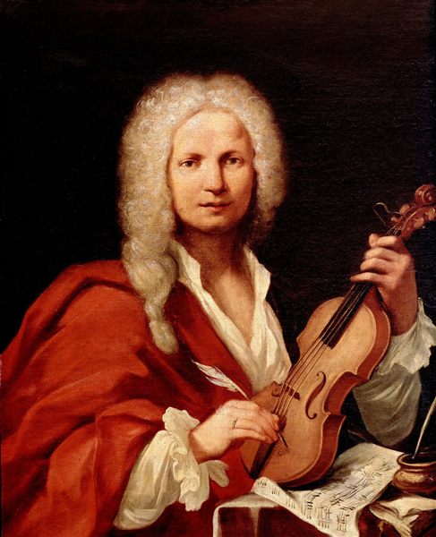 A probable portrait of Antonio Vivaldi, c. 1723 (the sitter's identity is not fully certain)